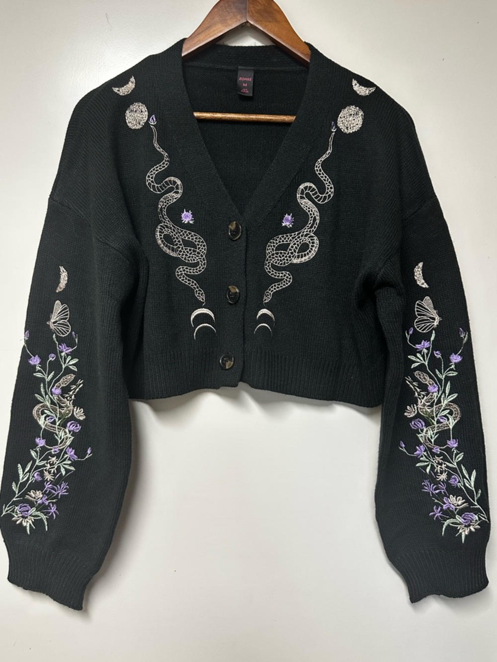 Snake Crop sweater - medium